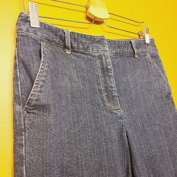 Talbots | Cropped Stretch Jeans w/ Cuffs (Size 8) - Picture 3 of 12